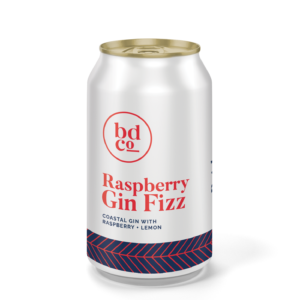 Raspberry Gin Fizz Premix Cocktail Can